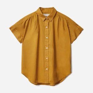 Everlane Square Air Shirt in Amber (size M)